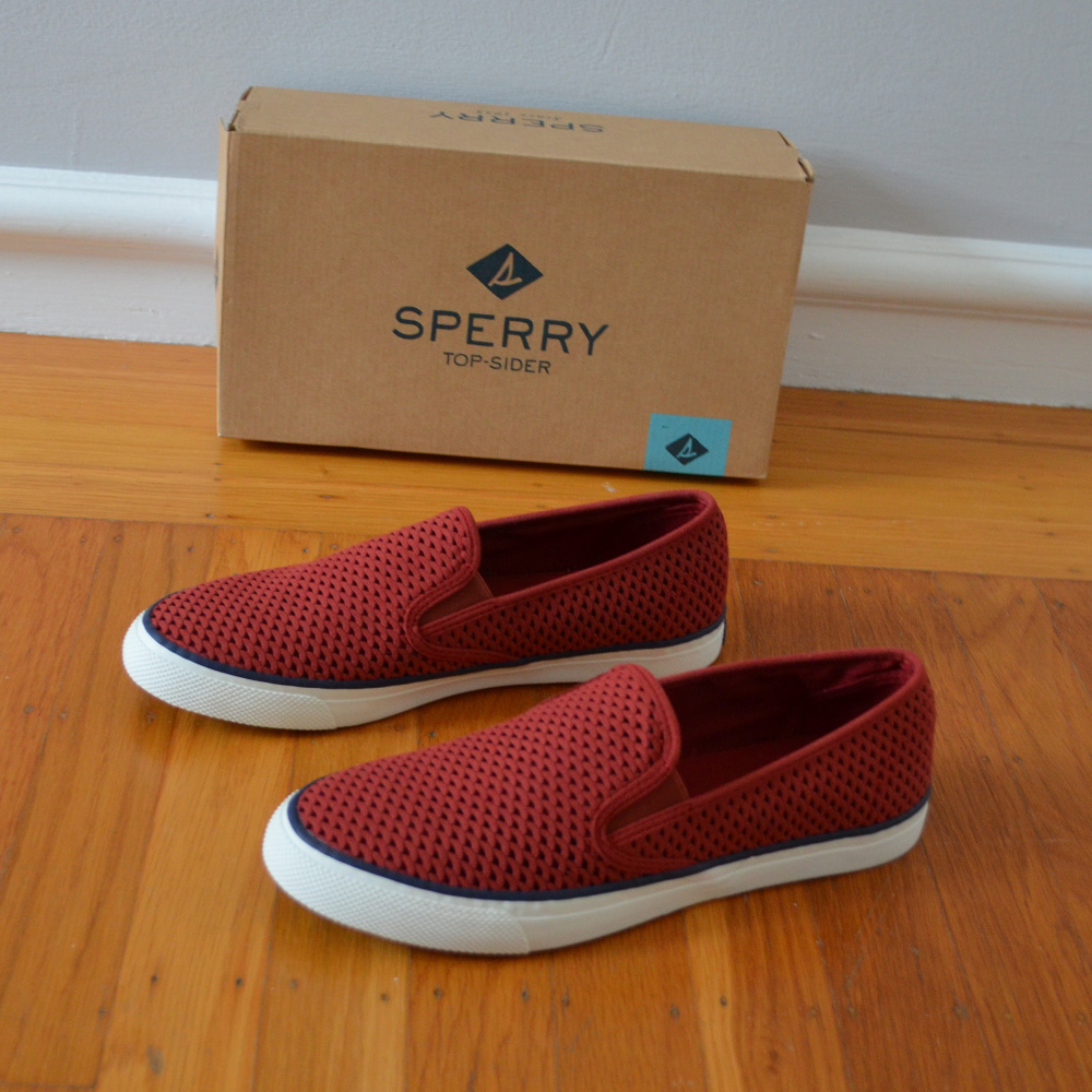 🆕 SPERRY TOP-SIDER Perforated Slip On Shoes - Picture 8 of 8
